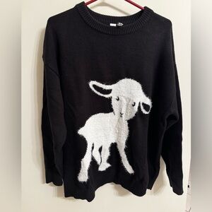 Super cute lamb sweater